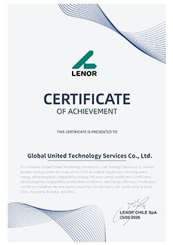 चीन Global United Technology Services Co.,Ltd. प्रमाणपत्र